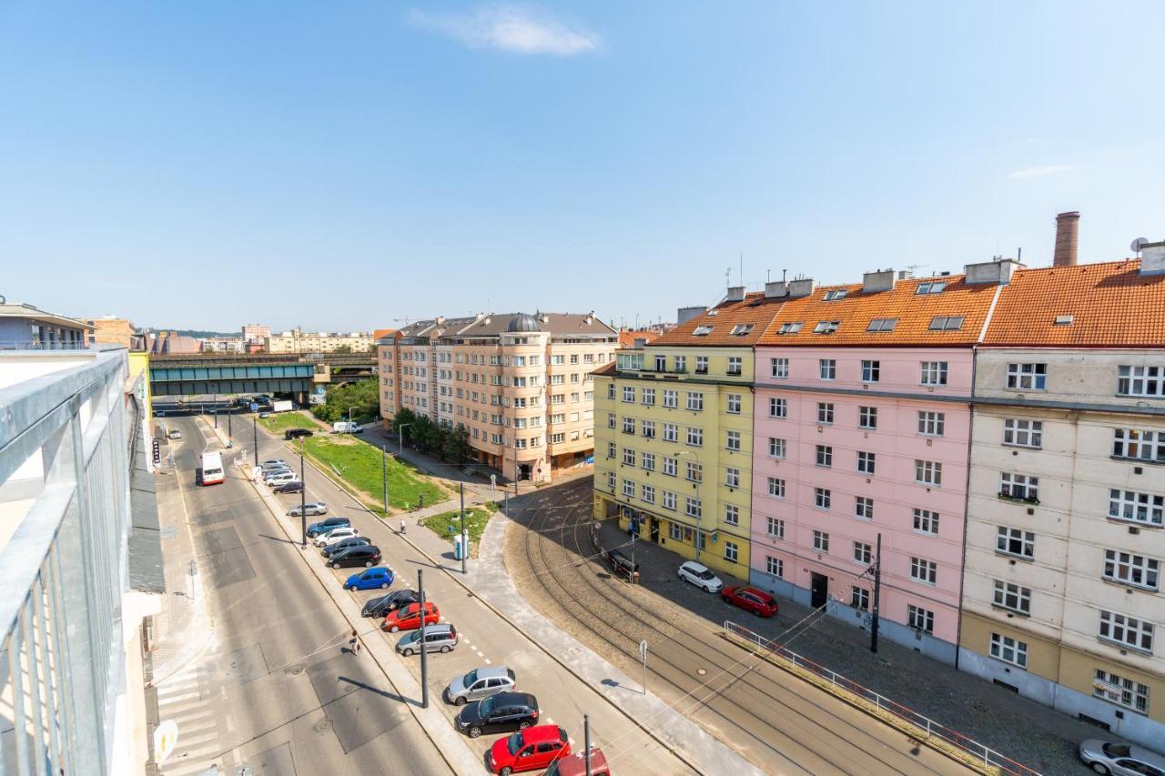 Brand New Studio Apartment # 42 In Brand New Building With Free Parking In The Center Prag Exterior foto